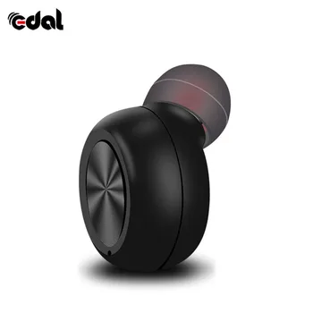 

Wireless bluetooth headphone Mini Invisible earphone business headset noise canceling earbud with Mic for phones