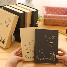 Записная книжка в штучной упаковке, винтажный дневник с замком, Жесткий Чехол для ежедневных заметок, милый замок для дневника