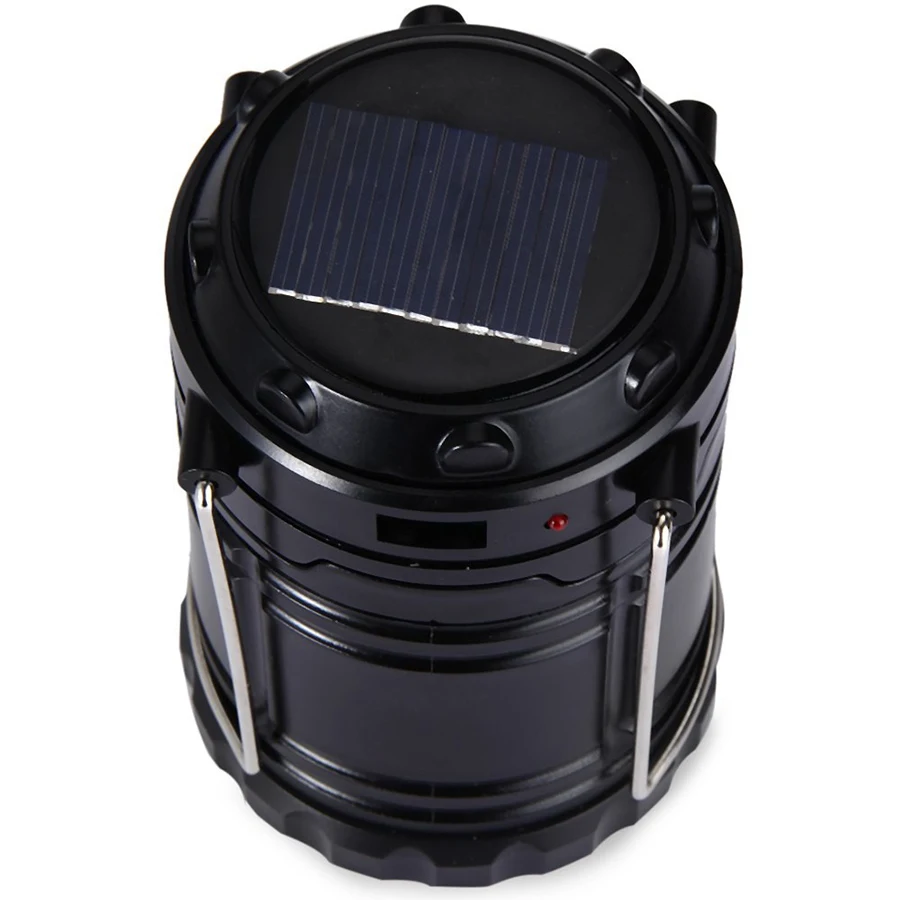 New 6LEDs solar Camping Light Rechargeable Hand Lamp camping Lantern AC110-250V Tent Lights for Outdoor Lighting Hiking-details3