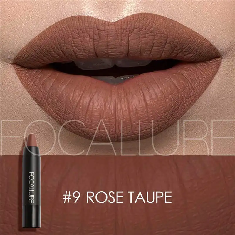 Focallure Matte губная помада, 19 цветов, водостойкая, стойкая, легко носить, профессиональная губная помада, губы телесного цвета - Цвет: A09