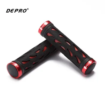 

DEPRO Cycling Handles Anti Slip Road MTB Road Bike Bicycle Handlebar Soft Rubber Cover Unilateral Locked Bicycle Handle Ends
