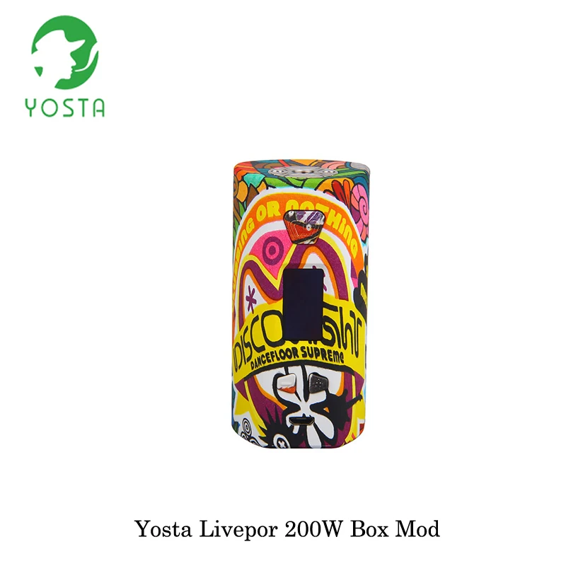 Электронные сигареты Yosta Livepor 200 бокс мод Вт питается от двойной батареи 18650