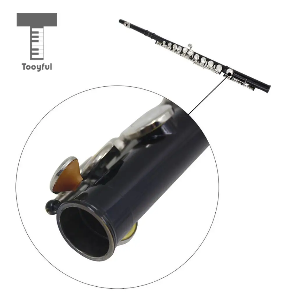 5 Pieces Flute Trill Key Bumper Cork Flute Woodwind Parts Accessories Small