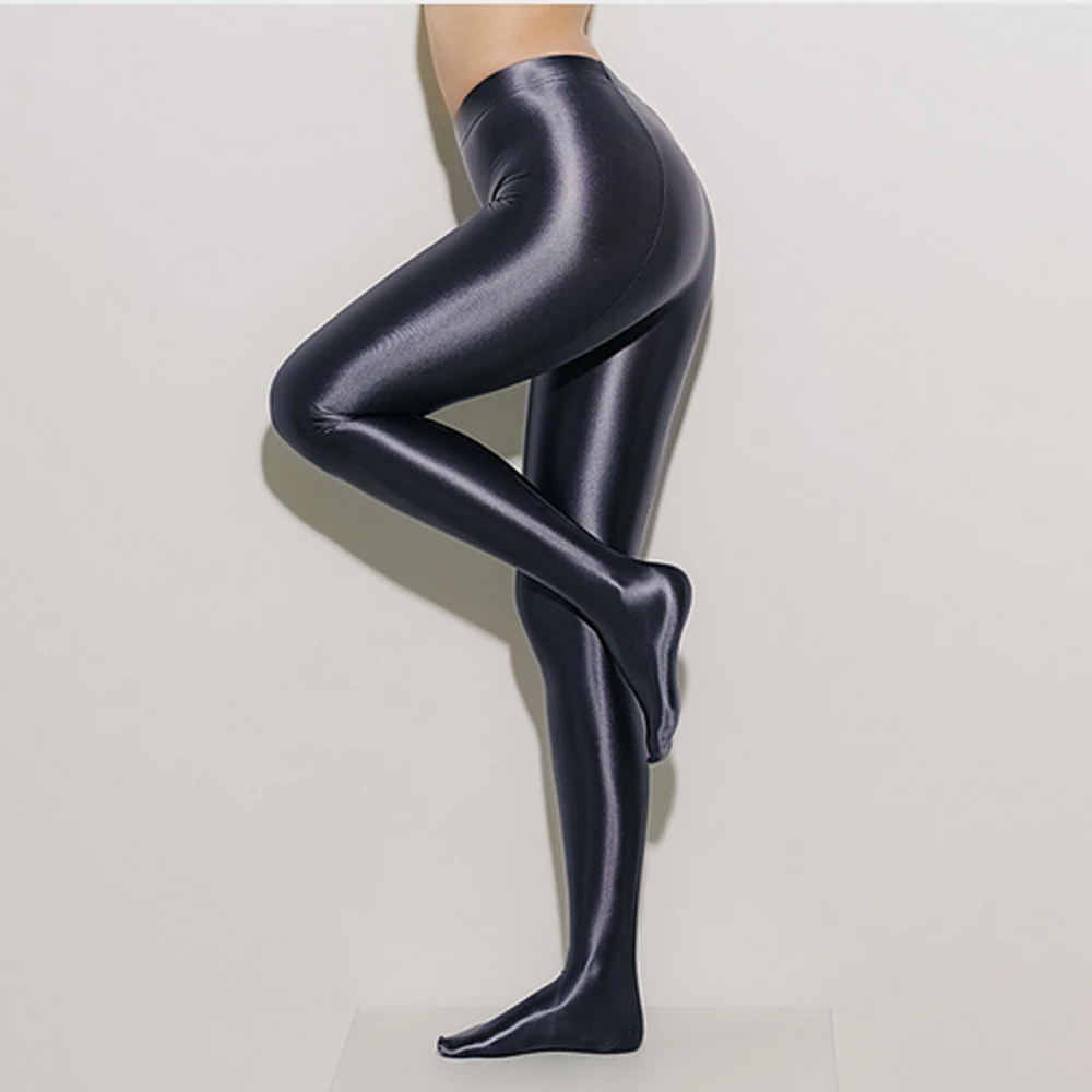 LEOHEX нейлоновый блеск сексуальный Bas сатин Brillant непрозрачные Collants pantalon brillant сексуальные колготки Mince Taille Haute Thights Femmes