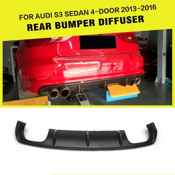 

Car-Styling FRP Rear Diffuser Lip Bumper Guard for Audi A3 Sline / S3 Sedan 4-Door 2013 - 2016