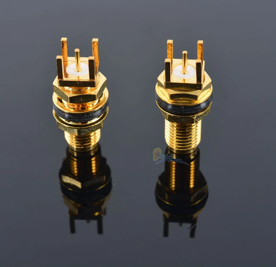 Sindax Edge Mount печатная плата Тип KE коаксиальный разъем SMA Female позолоченный медный