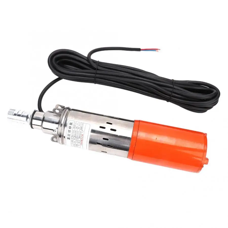 1 ''12V-0.8m-35m DC винт высоконапорный насос из нержавеющей стали+ литая сталь погружной водяной насос 260 Вт Солнечный водяной насос с контроллером