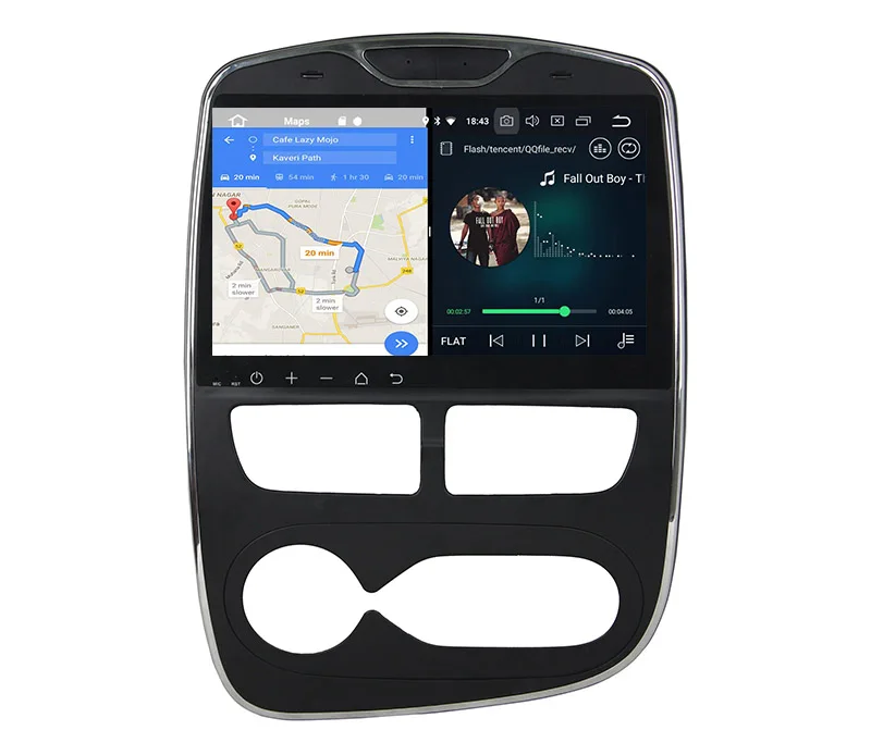 Perfect Belsee 10.1" Touch Screen Autoradio Android 8.0 Auto Head Unit Car Radio GPS Navigation Multimedia DVD Player for Renault Clio 5