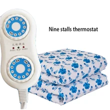110605/Электрическое двойное одеяло с двойным управлением термостат три безопасности повышенной плотности водонепроницаемый матрас