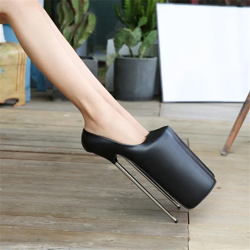 BBZAI/Женская обувь на очень высоком каблуке 30 см; туфли-лодочки на тонком каблуке с вышивкой; сезон четыре года; удобная модная обувь из флока; элегантные удобные туфли
