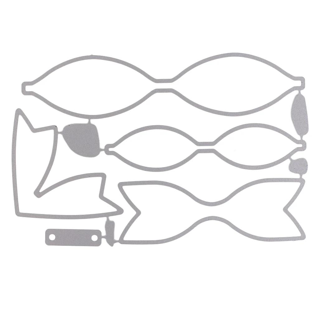 Set Bowknot Bows Metal Cutting Dies Stencils Ribbon DIY Scrapbooking Die Cuts Greeting Card Album Decor Embossing Folder Cut Art