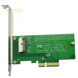 Для 2013 2014 MacBook Air A1465 A1466 Pro A1502 A1398 SSD PCI Express 4X Desktop pci-e SSD адаптер + PCIe низкий профиль кронштейн