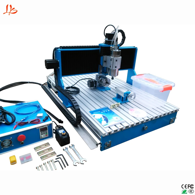 

Linear Guide Rail CNC router Engraving Machine LY 6040 L 1.5KW 4axis