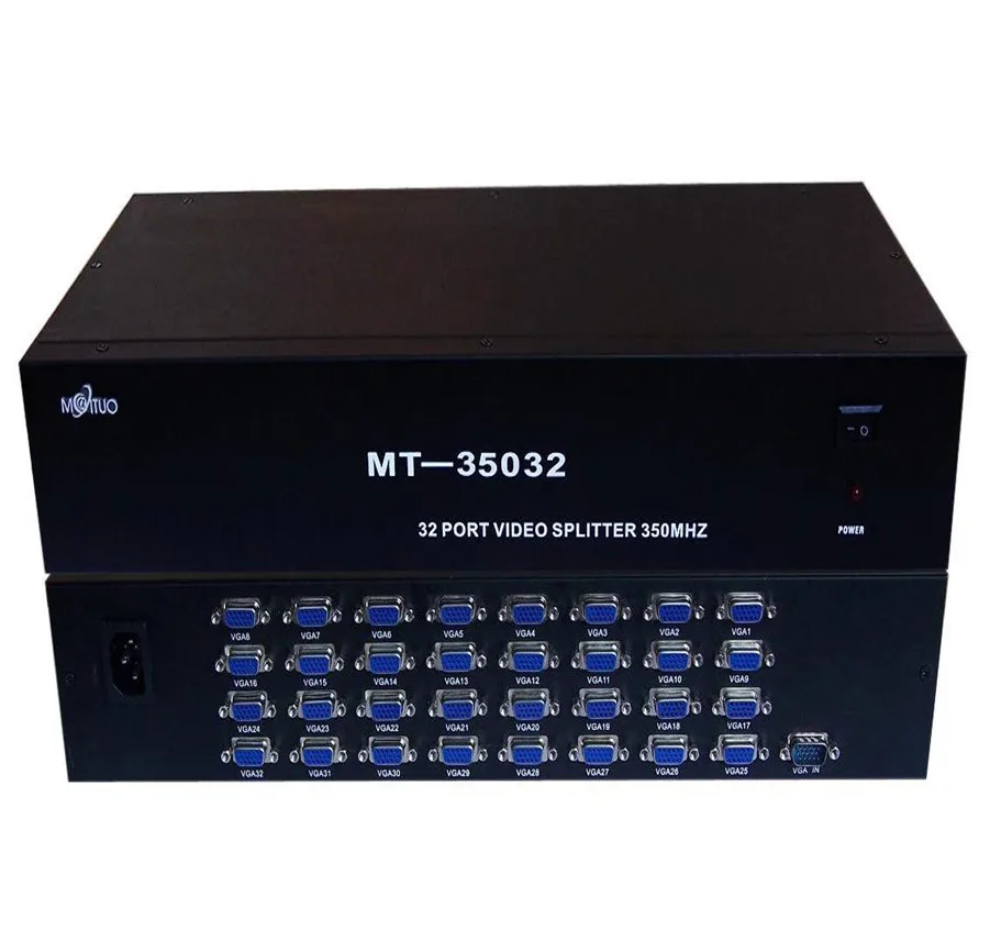 

MT-VIKI 32-port HD video splitter 1 input and 32output display projection splitter Suitable for offices shopping malls teachin
