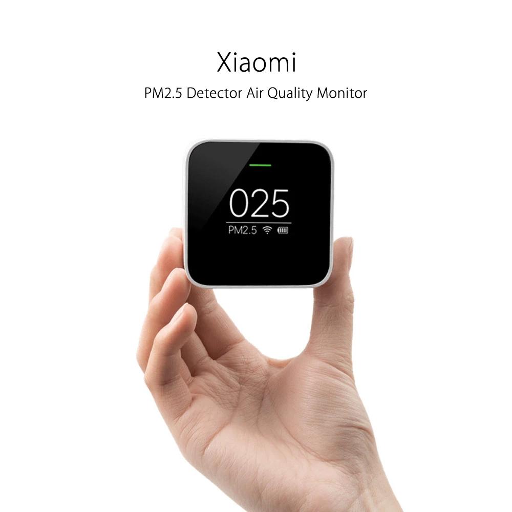 

Xiaomi Mijia PM2.5 Detector Xiaomi Air Quality Tester OLED Screen Smart Sensor Smart Control APP Adapt Mi Air Purifier