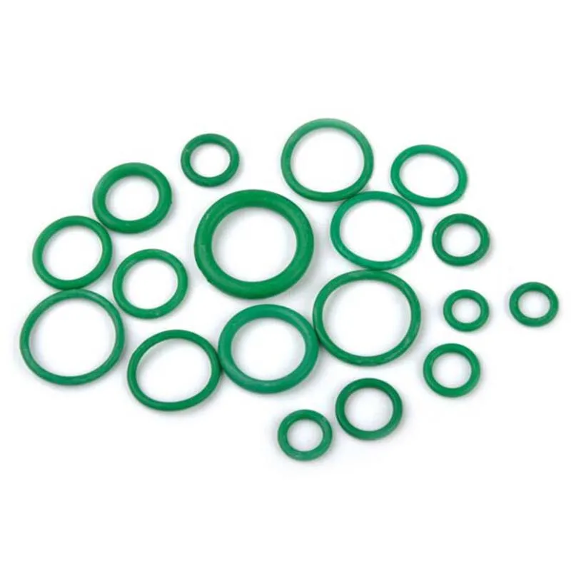 270pc Seal O-ring Gaskets Sets Air Conditioning Rubber Washer Assortment for R22 R134a Green Standard Parts