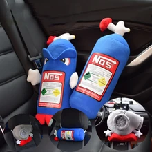 2017 Real Assento Tampa de Assento Do Carro 1 pcs Auto Suprimentos Travesseiro Segurar Nos Nitrogênio Acelerar A Garrafa/cabeça/neck Pillow/Almofada cintura