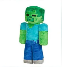 New arrival Kids Toys Minecraft Toys MC Zombie Steve Plush Toys Creeper Doll 22-34CM Plush Dolls Best Christmas Gifts For Baby