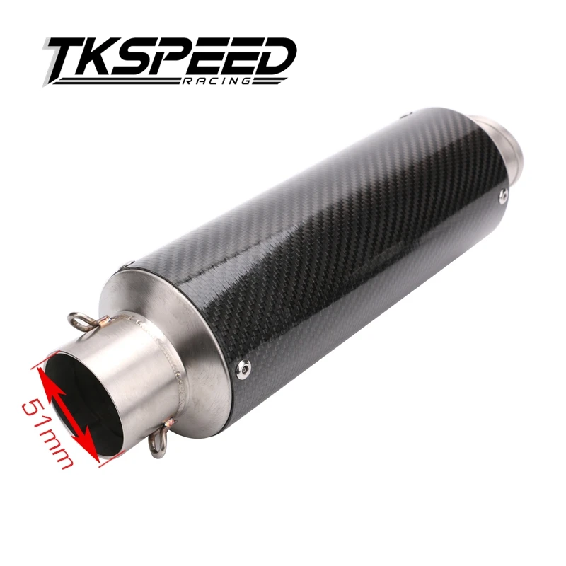 Tkspeed-E-MARK Стандартный-крепление GP Corsa гонки скольжения-на ОГ для Honda CBR CB400 CF250 CBR600 CBR250 ER6N ER6R YZF600