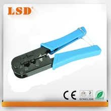 LS-568 RJ11 de red RJ45 herramienta que prensa herramienta que prensa modular profesional Herramientas de Engaste de Cable Utp