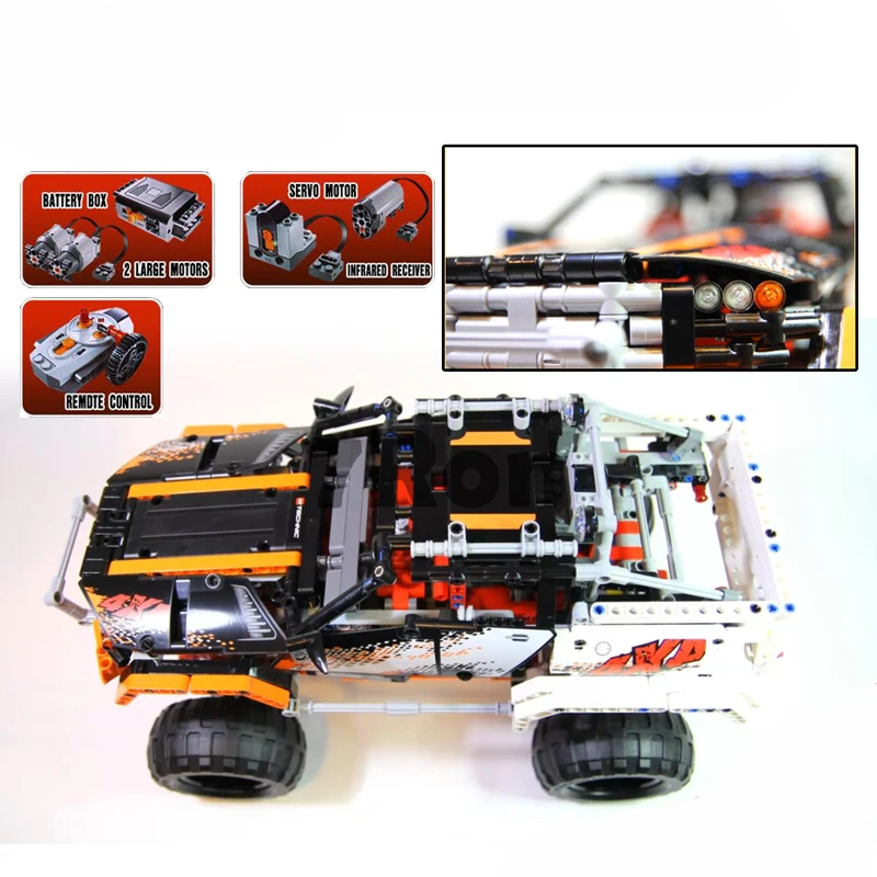 

20014 Technic 4X4 CRAWLER Building Blocks toys hobbies Electric Motors Power Functions Model Bricks Compatible With Lego 9398