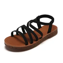 Women Sandals Fashion Gladiator Sandals For Women Summer Shoes Female Flat Sandals Rome Style Cross Tied Sandals Shoes Women 40 Women Sandals Fashion Gladiator Sandals For Women Summer Shoes Female Flat Sandals Rome Style Cross Tied Sandals Shoes Women 40