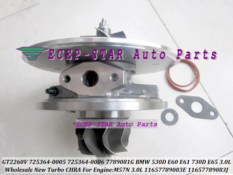 Turbo Cartridge CHRA Core GT2260V 725364-0005 725364-0006 725364-7 725364 11657789083E 11657789083J 7789081G For BMW 530D E60 E61 730D E65 M57N 3.0L (3)