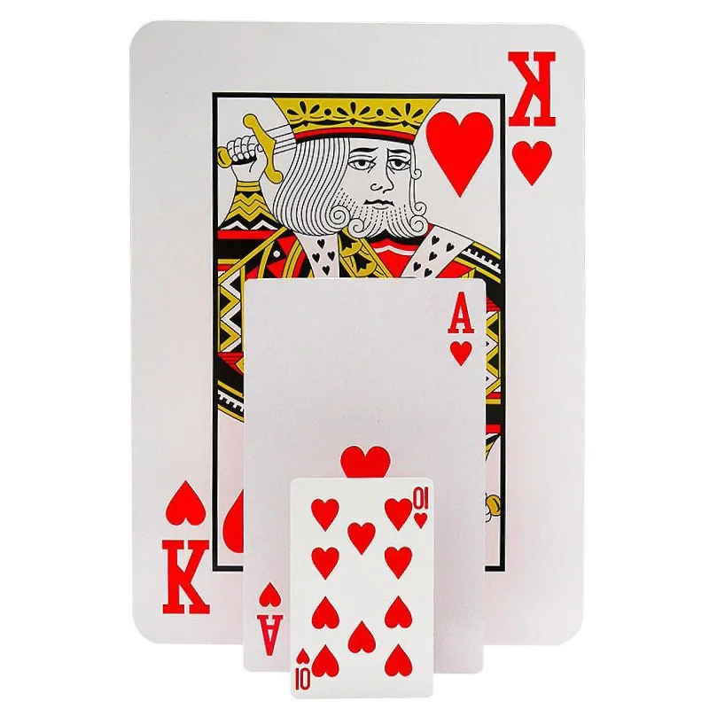 

1Deck 3 Size Giant Jumbo Deck of Big Playing Cards Fun Full Poker Game Set