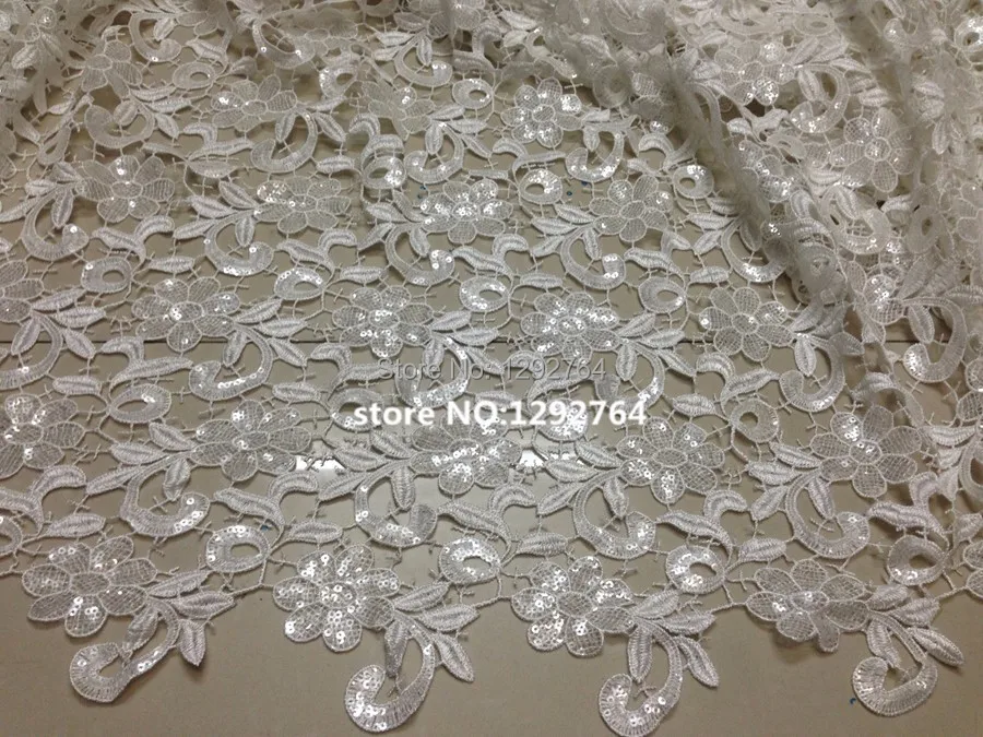 Acquista all'ingrosso online bianco con paillettes tessuto da ...