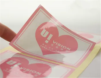 

1000pcs Customized Printed Glossy Laminated White Paper Labels Stickers Garment/Shoe Boxes Adhesive Labels