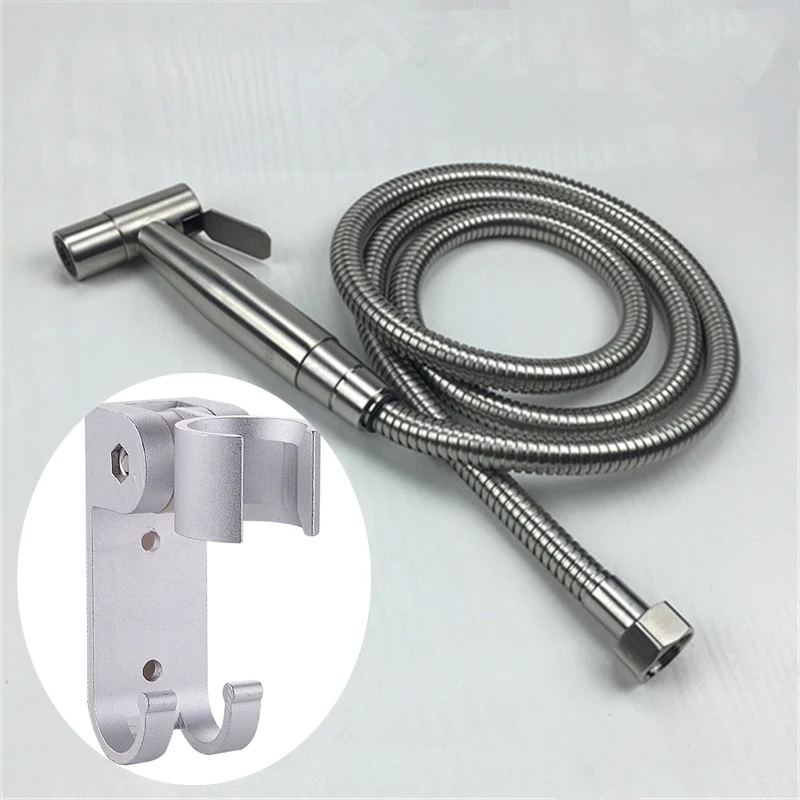 

304 Stainless Steel Handheld Portable Bidet Water Sprayer Gun Toilet Bidet Tap Set Mixer Bidet Head Hygienic Shower high quality
