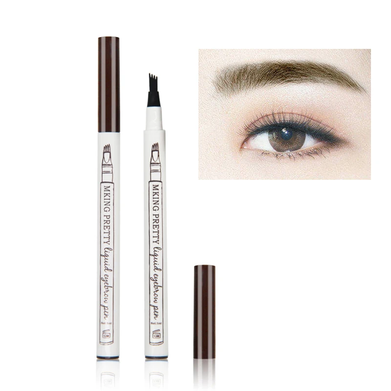 

Eyebrow gel Pencil Fork Tip Liquid Eye brow Tint Tattoo Pen Eyebrow Enhancer Waterproof Eyebrow Tattoo Pen 3d eyebrow pencil
