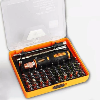 

HILDA Precision Multi-purpose 53 in 1 Magnetic Screwdriver Set with Trox Hex Cross Flat Y Star Screw Driver for phone PC