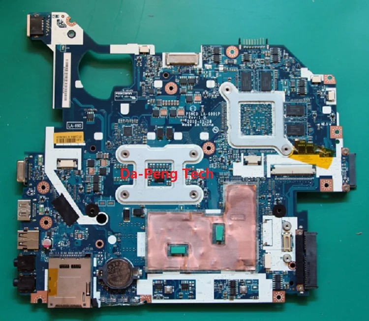 Материнская плата KEFU для ноутбука ACER Aspire 5750G материнская P5WE0 LA 6901P DDR3 с 8