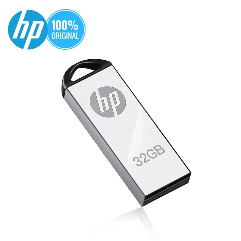 Флэш накопитель HP металлический Pendrive 32 Гб 16 v220w 64 ГБ карта памяти диск на ключ DIY pi