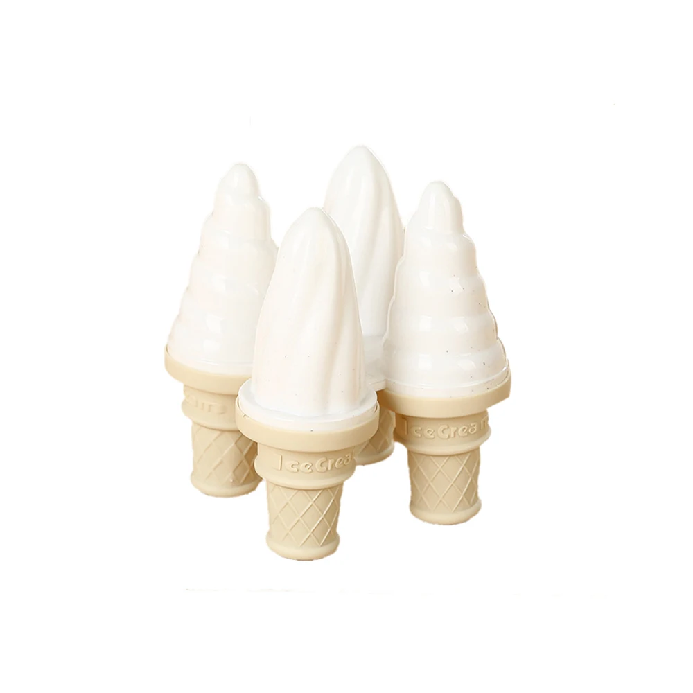 4 шт. нежное Силиконовое Мороженое Форма для мороженого леденец DIY поп-Форма Новинка - Цвет: White