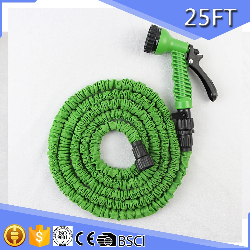 Expandable Garden Hose 25 Ft, No Kink, Lightweight & Flexible Shrinking