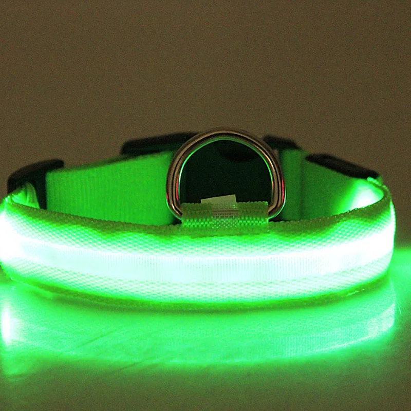 Fashion LED Pet Dog Collar Light Night Safety Glow Pet Supplies In The Dark Dog Leash Dog Accessories For Puppy Cat Chihuahua (10)