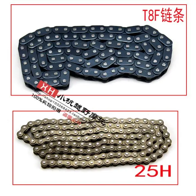 

T8F or 25H chaIne avec De Rechange Master Link Pour 2 temps 47cc 49cc Mini Dirt Pocket Bikes Minimoto ATV Minimoto Moto
