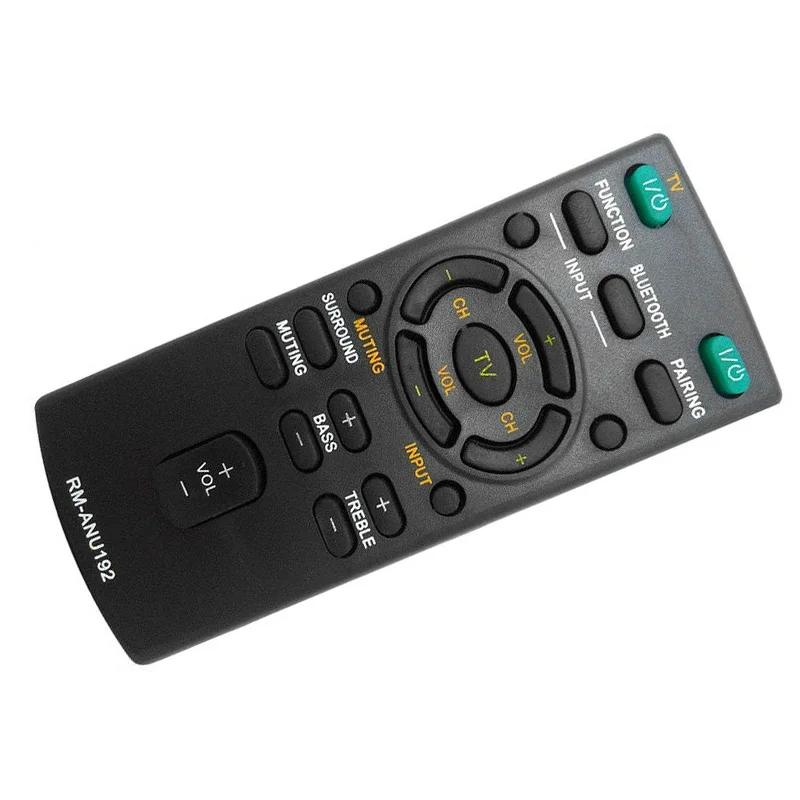 2AAA IR Directly Replace Remote Controller RM-ANU192 with Bluetooth button SUB For Sony Soundbar RM-ANU191 HT-CT60BT SA-CT60BT