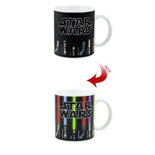 Star Wars Lichtschwert Wärme Offenbaren Becher farbwechsel kaffeetasse empfindliche farbwechsel-verwandelnder becher