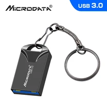 Высокоскоростной USB 3,0 Металлический флеш-накопитель 16 ГБ 32 ГБ 64 ГБ 128 ГБ флеш-накопитель вращающийся usb флеш-накопитель флешки с цепочкой для ключей