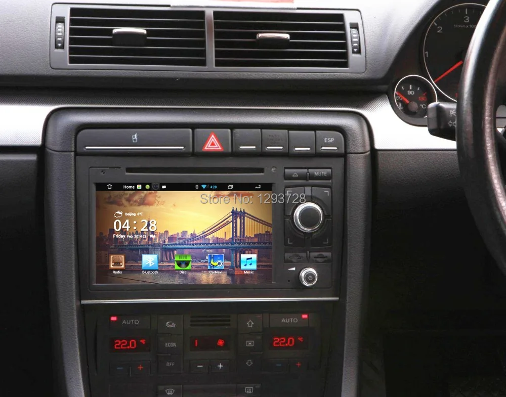 Car cd mp3 player For audi a4/For audi a4 android dvd player/Android gps for audi a4in Car
