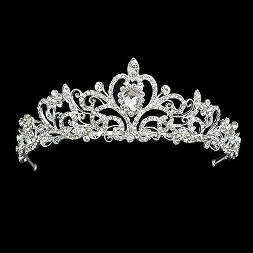 

Headwear Toddlers Bandage Crystal Rhinestone Hair Crown Headband Baby Girl Infant Hair Accessories Bows Newborn