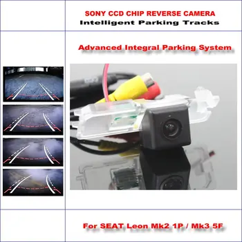 

Intelligent Parking Tracks Rear Camera For SEAT Leon Mk2 1P / Mk3 5F Backup Reverse / NTSC RCA AUX HD SONY CCD 580 TV Lines