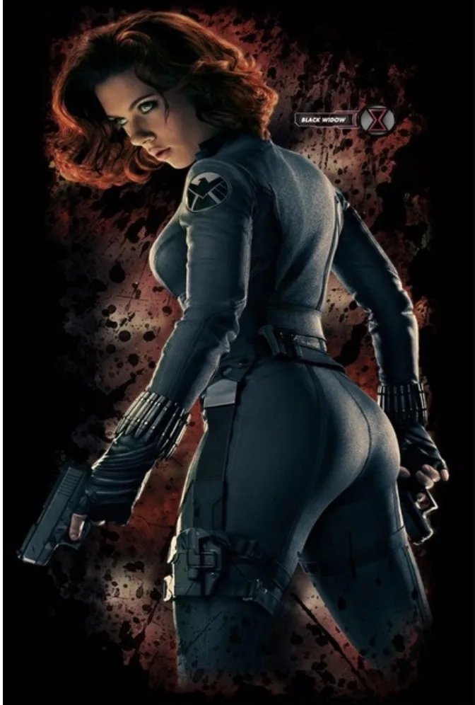 Black scarlett johansson widow hot Scarlett Johansson: