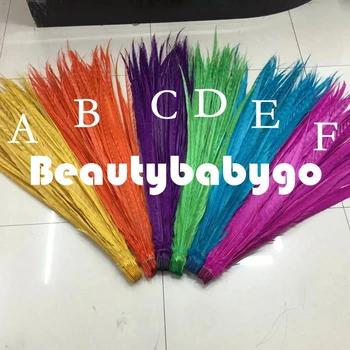 

New Arrival!! Free shipping 100PCS each color Lady amherst pheasant feather 90-100cm/35-40inch ringneck pheasant tails