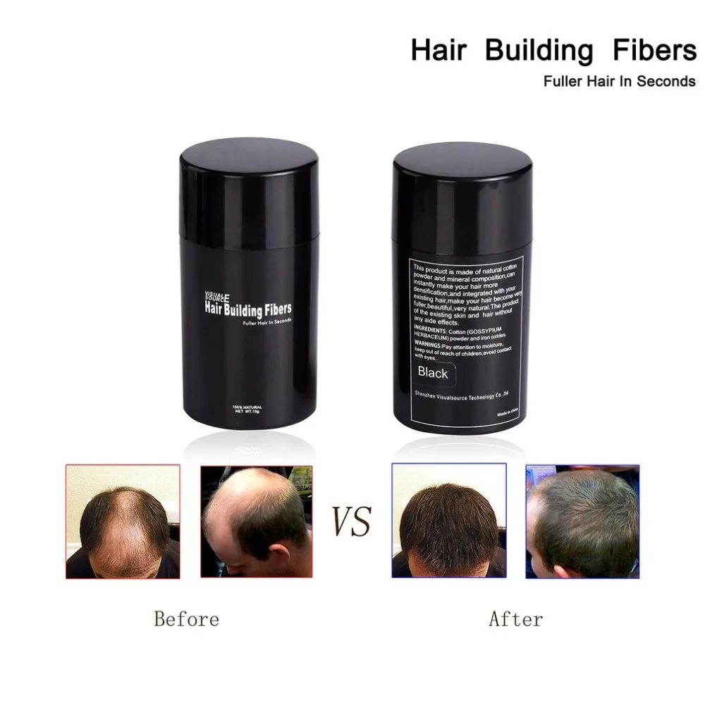 Hair Building Fiber Natural Plant Extracts Styling Powder ...