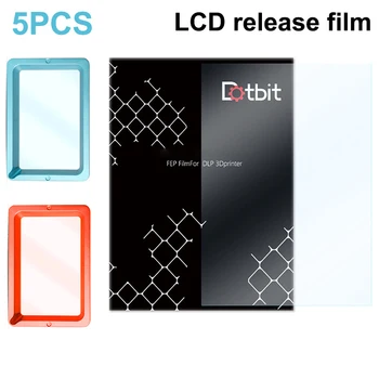 

5 Pcs FEP Film Accessories 0.15-0.2mm Durable for 3D Printer LCD Filaments DJA99
