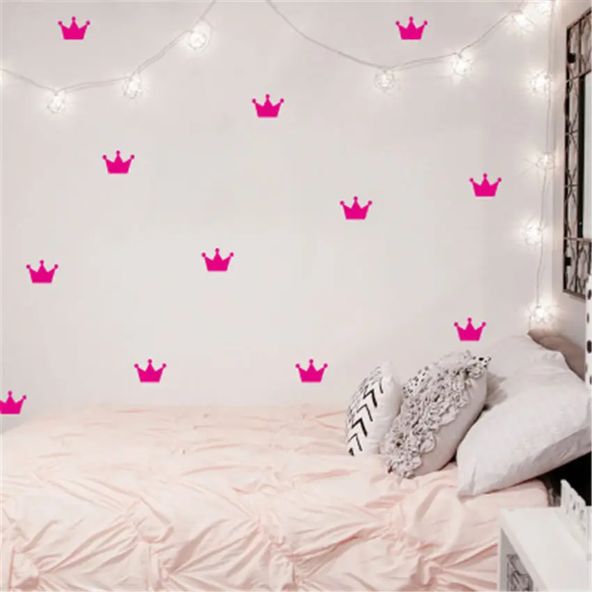 

DIY cartoon Crown wall sticker children's room home decor applique baby kindergarten diy vinyl art mural